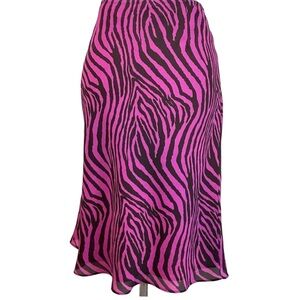 Y2K pink and black zebra EXPRESS Skirt sz 1/2
